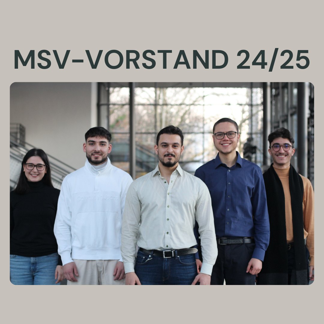 Muslimischer Studentenverein Karlsruhe e.V. Der aktuelle MSV-Vorstand